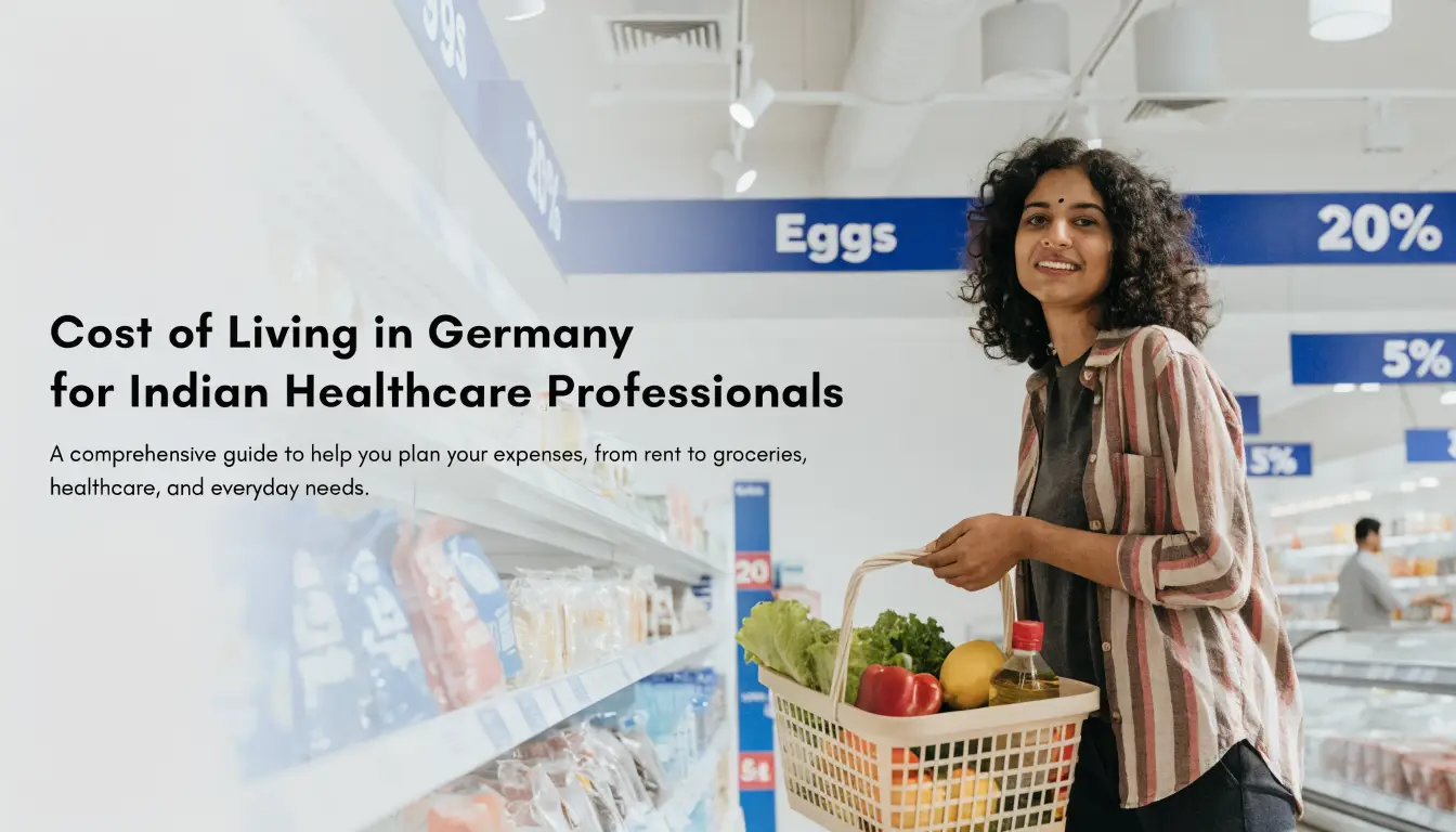 Cost of Living in Germany 2026: Complete Monthly Budget Guide for Indian Healthcare Professionals | Namma Global Careers