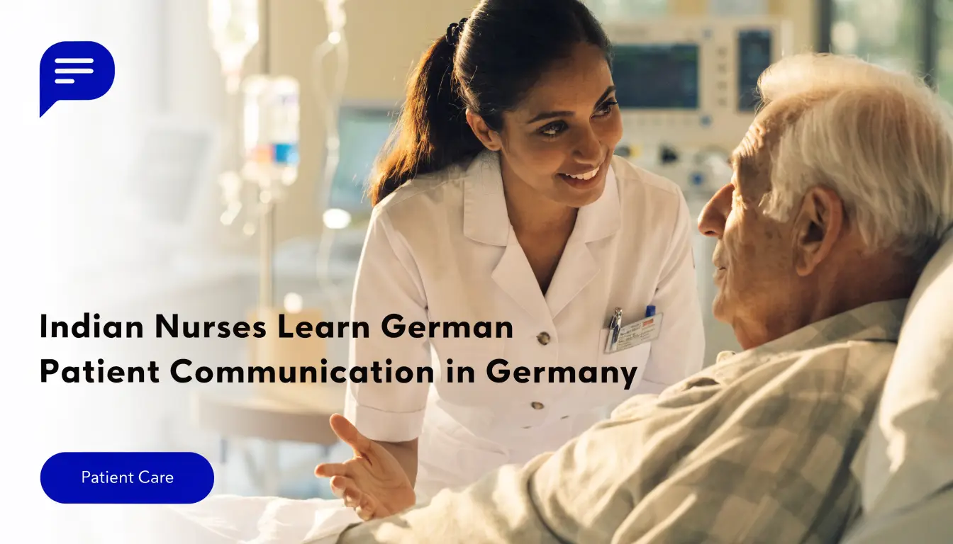 German Patient Communication Phrases for Indian Nurses: 50 Real Hospital Conversations 2026 | Namma Global Careers