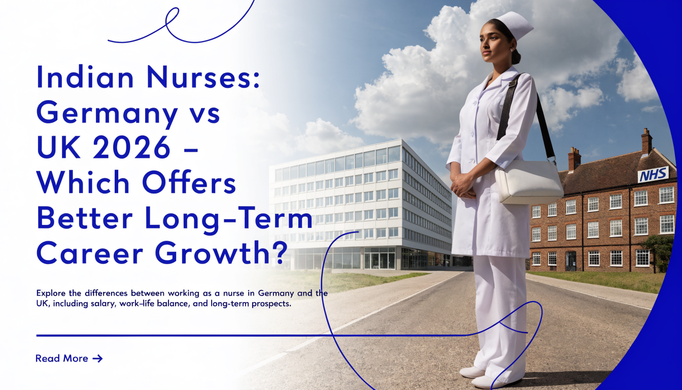 Germany vs UK for Indian Nurses: Honest Work Life Visa and Career Comparison 2026 | Namma Global Careers