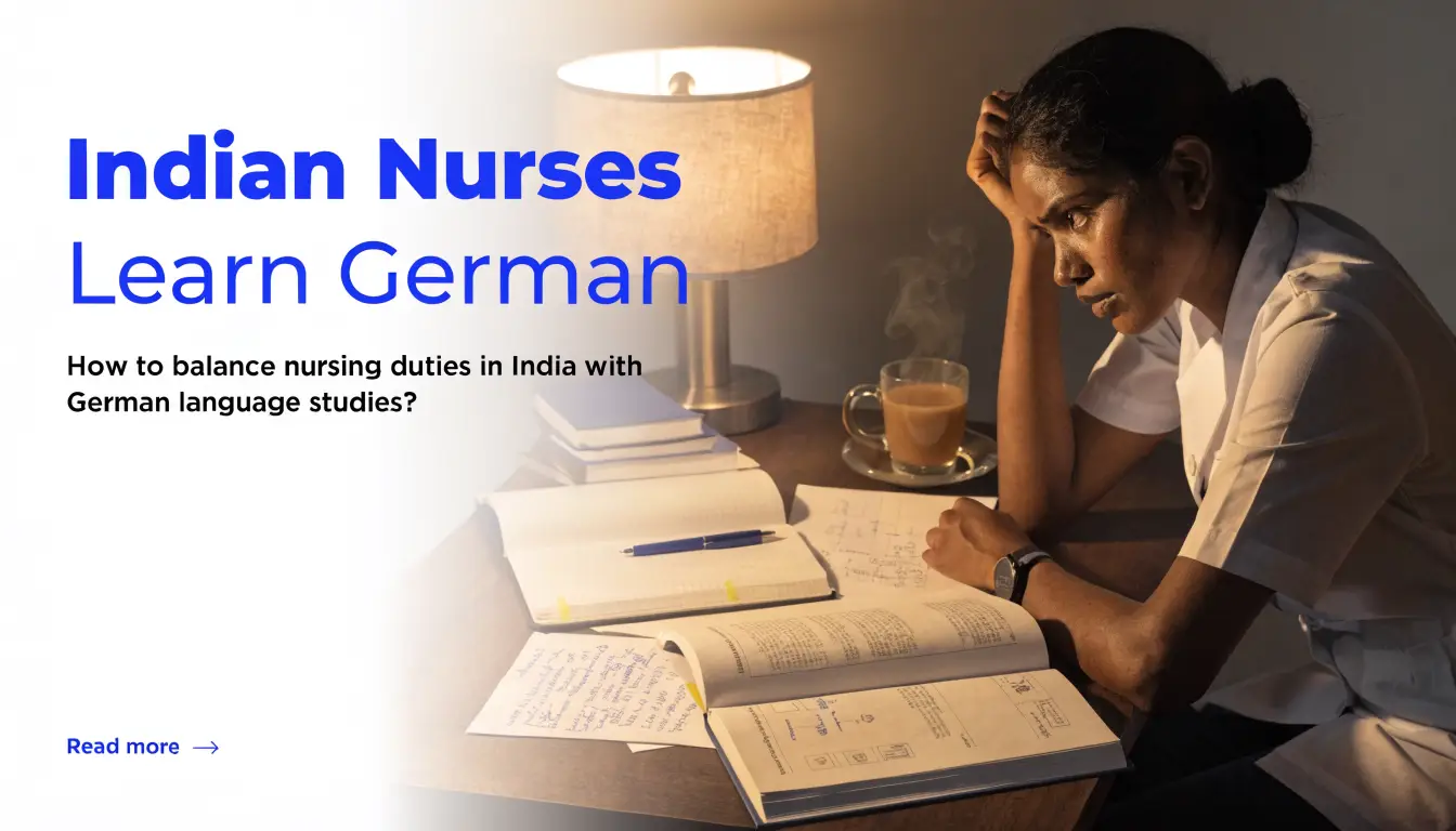 How to Study German While Working as a Nurse in India: Practical Daily Routine Guide 2026 | Namma Global Careers