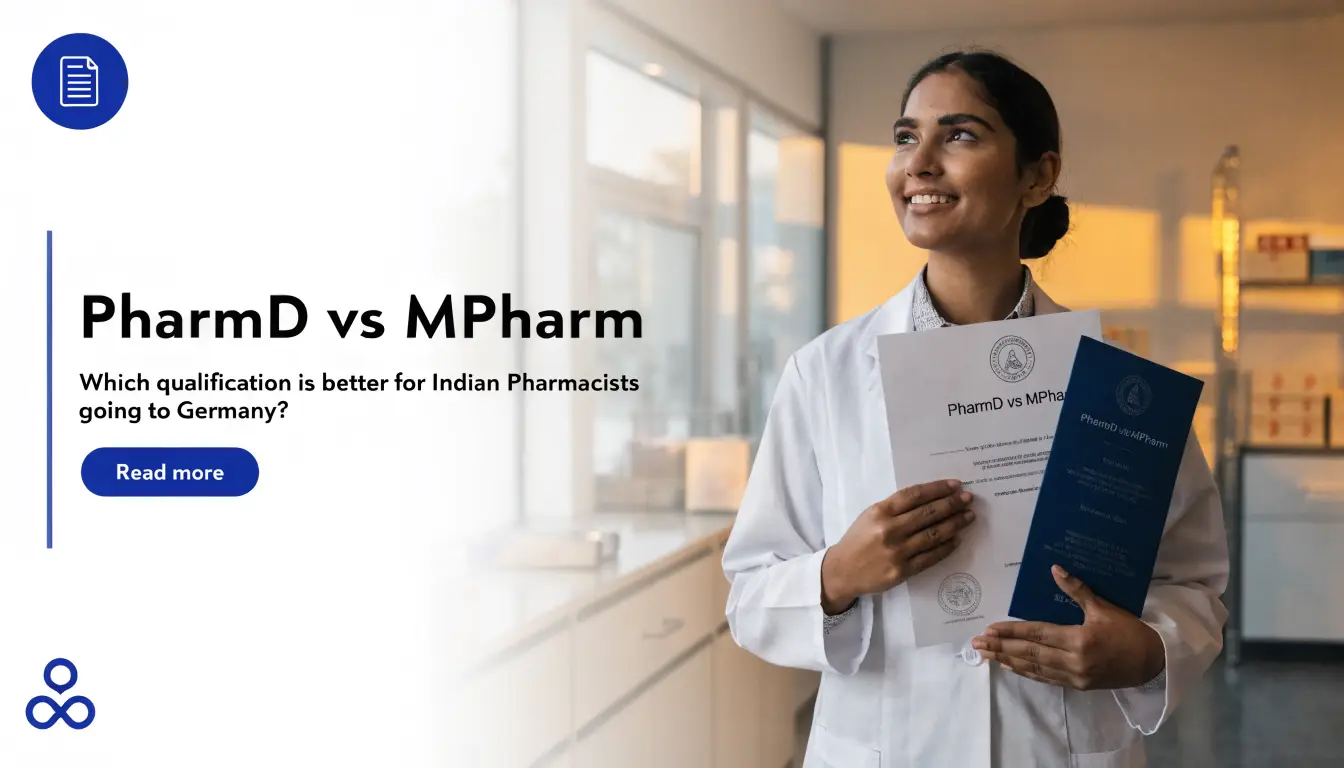 PharmD vs MPharm for Germany: Which Indian Pharmacy Qualification Gets Faster Approbation in 2026 | Namma Global Careers