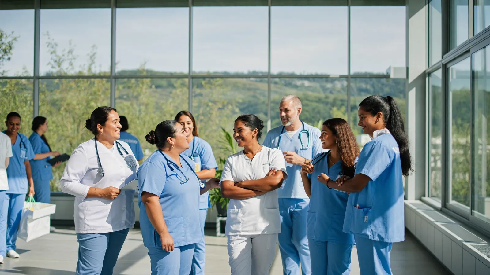 Indian nurses and physiotherapists working together in a German hospital | Namma Global Careers